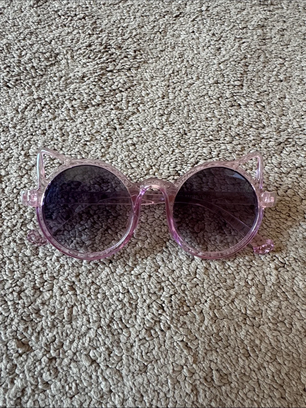 Kids Pink Cat-Ear Sunglasses